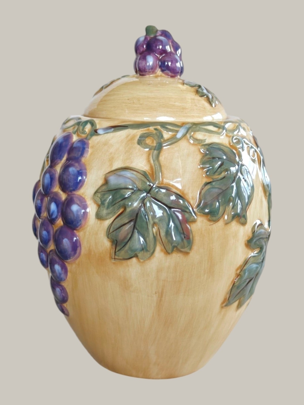 Meritage by Noble Excellence Ceramic Lidded Jar - 9" Tall